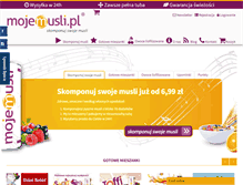 Tablet Screenshot of mojemusli.pl